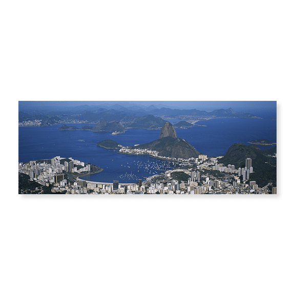 Art Print (Unframed), Aerial View Of A City by Panoramic Images, 24" x 8"