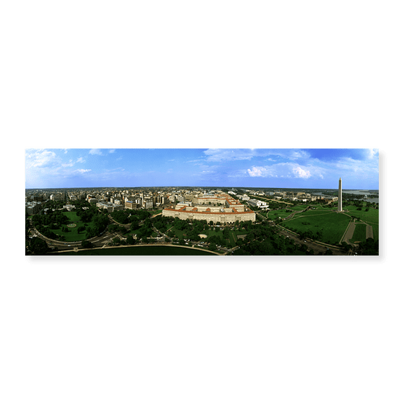 Art Print (Unframed), Aerial View Of The City by Panoramic Images, 24" x 8"