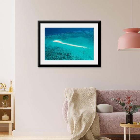 Art Print (Unframed), Aerial view of Coral Reef by Panoramic Images, 18" x 24"