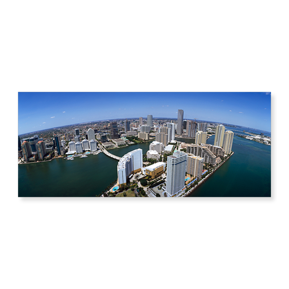 Art Print (Unframed), Aerial view of a city by Panoramic Images, 10" x 16"