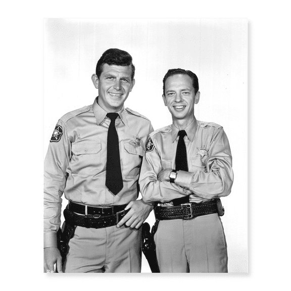 Art Print (Unframed), Andy Griffith, Don Knotts, Andy Griffith Show by Vintage Hollywood Archive, 16" x 20"