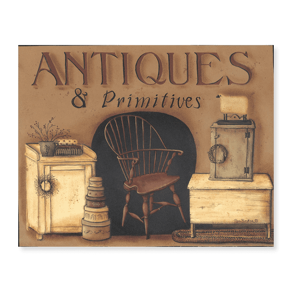 Art Print (Unframed), Antiques & Primitives by Pam Britton, 18" x 24"