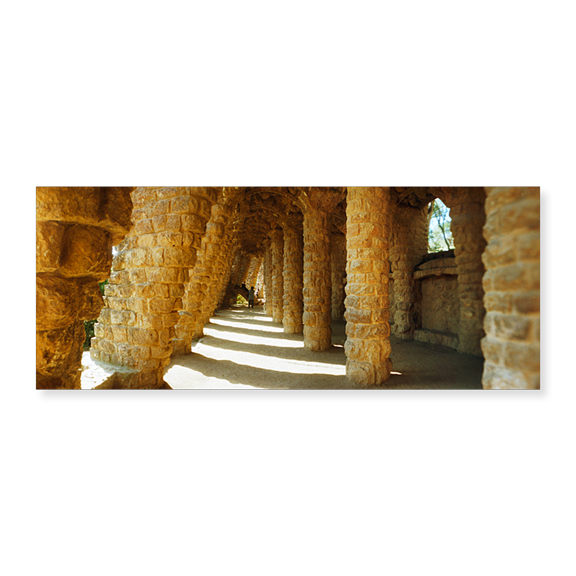 Art Print (Unframed), Architectural detail of the famous park designed b by Panoramic Images, 10" x 16"