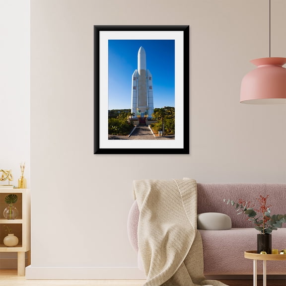 Art Print (Unframed), Ariane 5 French space rocket at Cite de l'Espace space park by Panoramic Images, 16" x 20"
