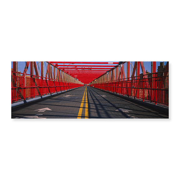 Art Print (Unframed), Arrow signs on a bridge by Panoramic Images, 24" x 8"
