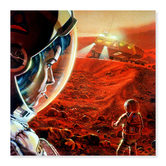 Art Print (Unframed), Artist Concept Depicts Astronauts Walking on Mars by NASA, 16" x 20"