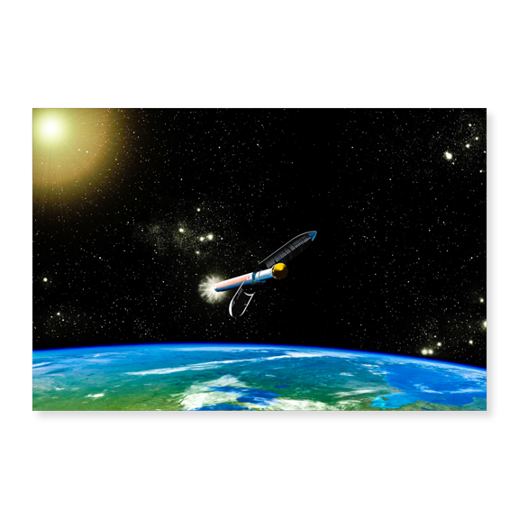 Art Print (Unframed), Artist Concept Mars Curiosity Launch Vehicle by NASA, 16" x 20"