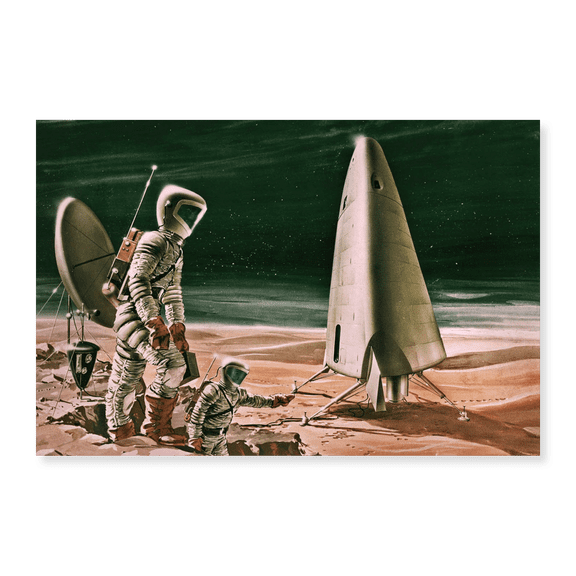 Art Print (Unframed), Artist Concept of the Mars Excursion Module 1964 by NASA, 18" x 24"