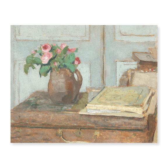 Art Print (Unframed), Artist Paint Box with Flowers by Stellar Design Studio, 16" x 20"