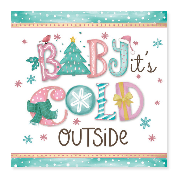 Art Print (Unframed), Baby It's Cold Outside by Mollie B., 16" x 20"