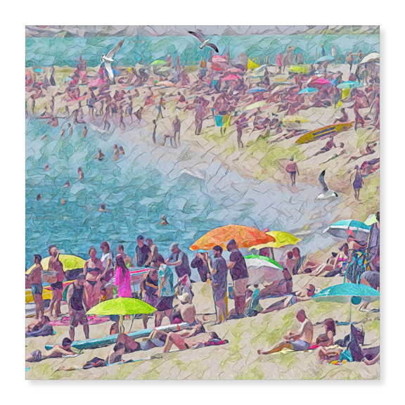 Art Print (Unframed), Beachy Keen by Steve Hunziker, 16" x 20"