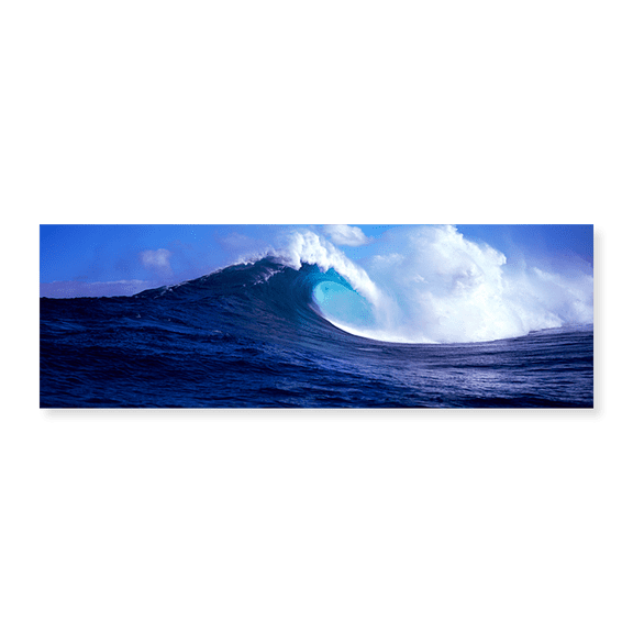 Art Print (Unframed), Big Ocean Wave by Panoramic Images, 36" x 12"