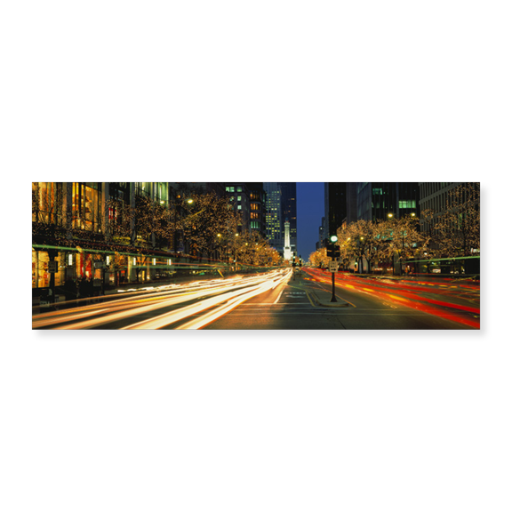 Art Print (Unframed), Blurred Motion by Panoramic Images, 24" x 8"