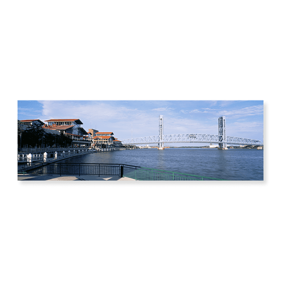 Art Print (Unframed), Bridge Over A River by Panoramic Images, 24" x 8"