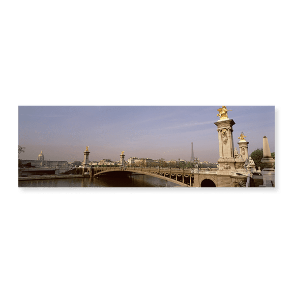 Art Print (Unframed), Bridge over a river by Panoramic Images, 24" x 8"