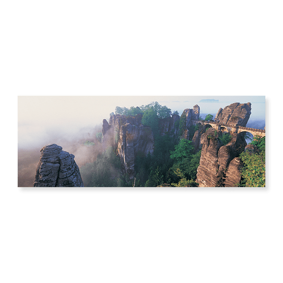Art Print (Unframed), Bridge passing through cliffs by Panoramic Images, 24" x 8"