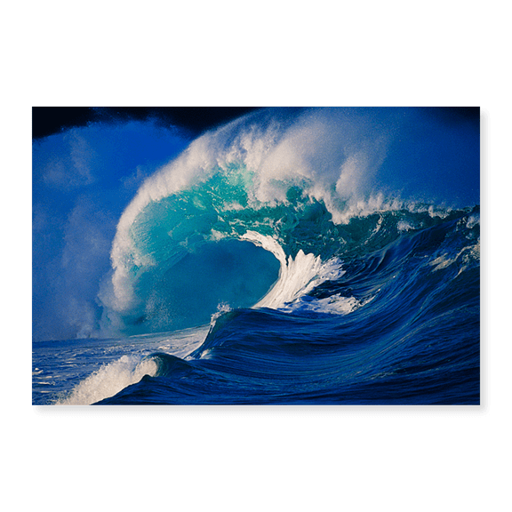Art Print (Unframed), Bright Blue Wave Crashing in the Ocean by Panoramic Images, 18" x 24"