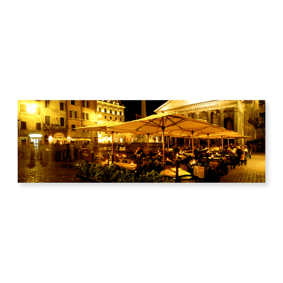 Art Print (Unframed), Cafe by Panoramic Images, 24" x 8"