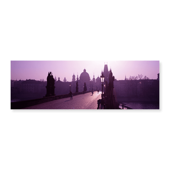 Art Print (Unframed), Charles Bridge Moldau River Prague Czech Republic by Panoramic Images, 24" x 8"