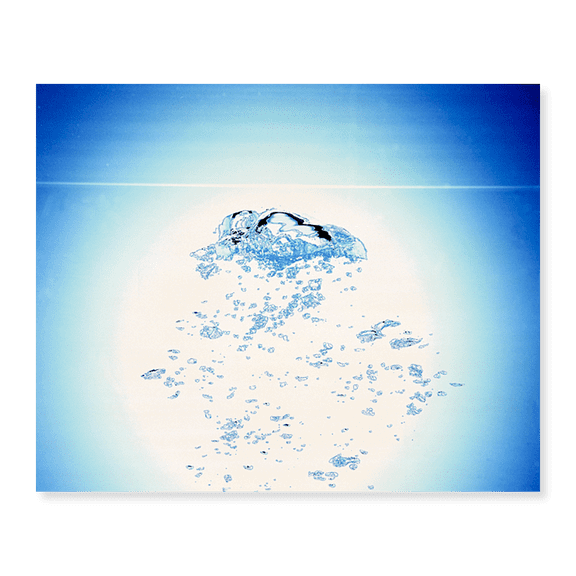 Art Print (Unframed), Churning bubbles rising upwards with bright light background by Panoramic Images, 16" x 20"