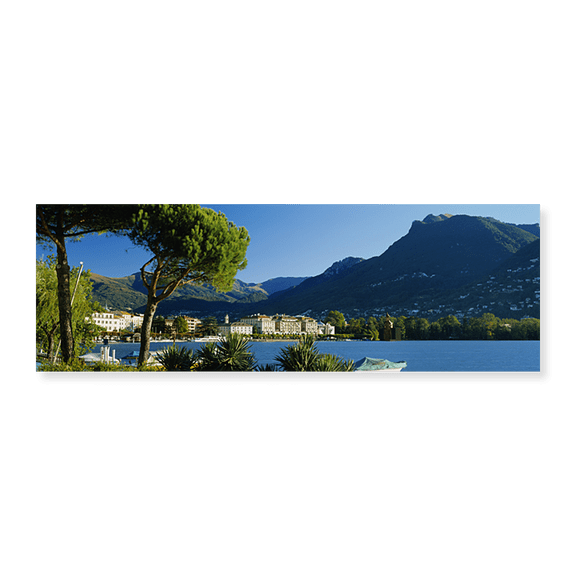Art Print (Unframed), City on the waterfront by Panoramic Images, 24" x 8"
