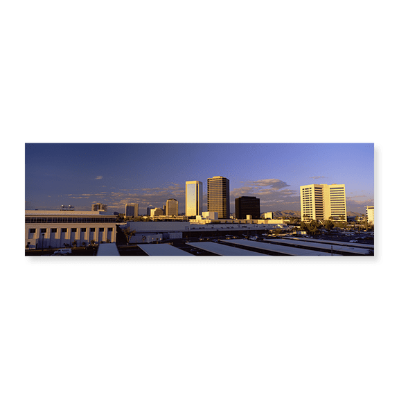 Art Print (Unframed), Cityscape Phoenix AZ by Panoramic Images, 24" x 8"