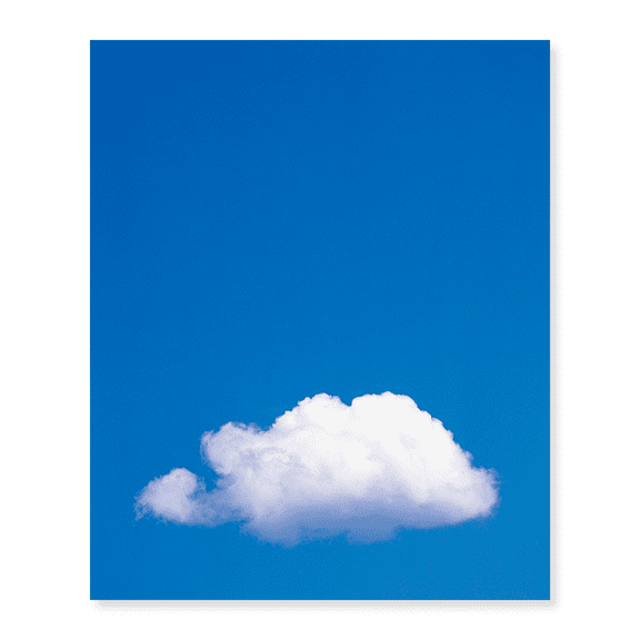 Art Print (Unframed), Clouds in Blue Sky by Panoramic Images, 18" x 24"