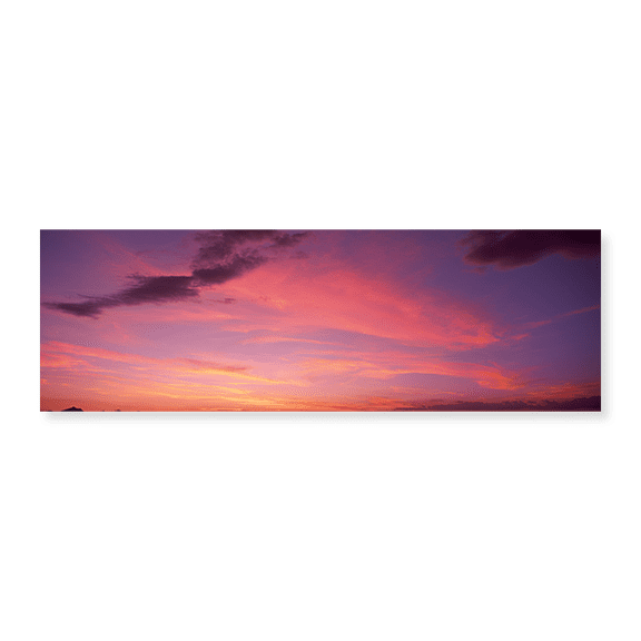 Art Print (Unframed), Clouds in the sky at dusk by Panoramic Images, 24" x 8"