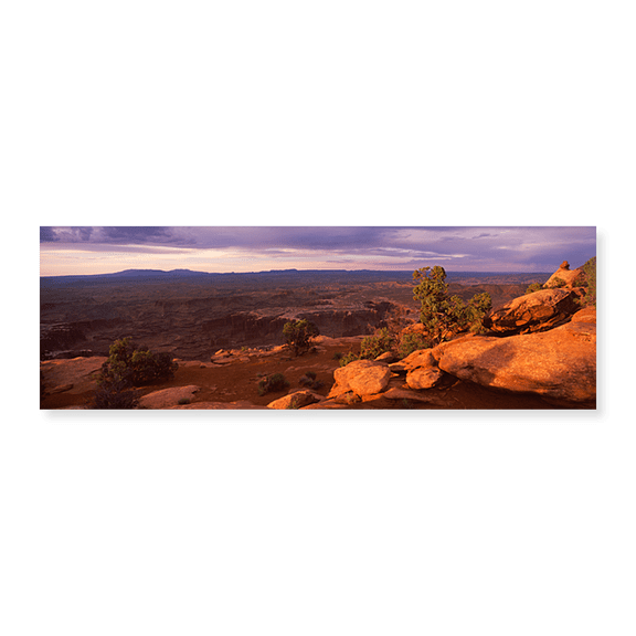 Art Print (Unframed), Clouds over an arid landscape by Panoramic Images, 30" x 10"