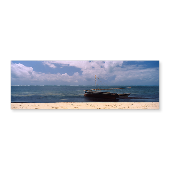 Art Print (Unframed), Dhows in the ocean by Panoramic Images, 24" x 8"