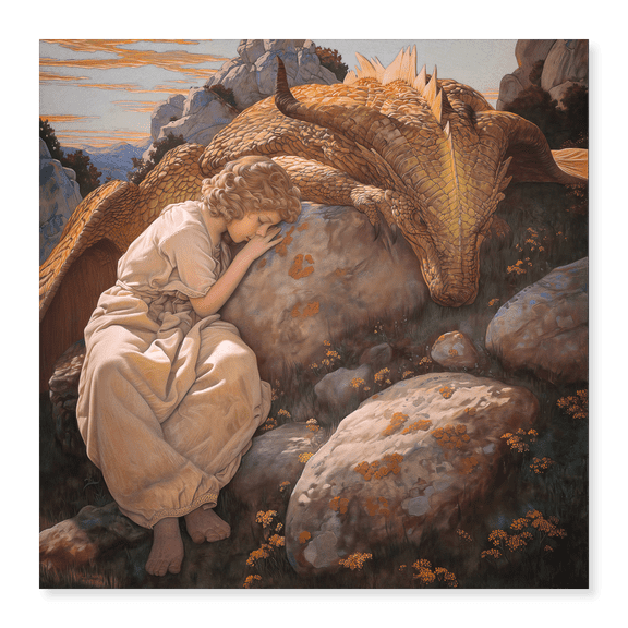 Art Print (Unframed), Dragon Dreams IV by Steve Hunziker, 16" x 20"