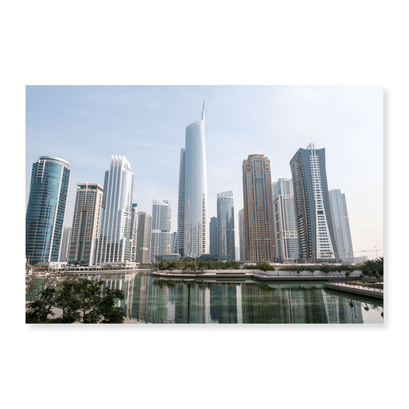 Art Print (Unframed), Dubai buildings and skyscrapers by Artographie, 16" x 20"
