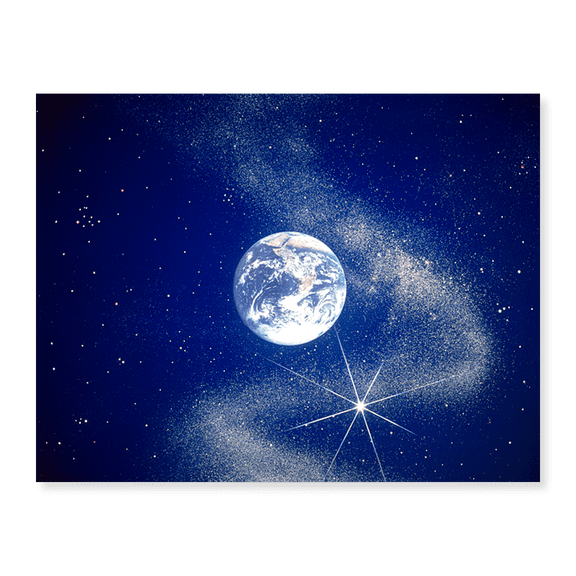 Art Print (Unframed), Earth scene from Space by Panoramic Images, 18" x 24"