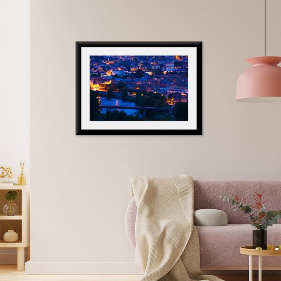 Art Print (Unframed), Elevated town view at dawn by Panoramic Images, 16" x 20"