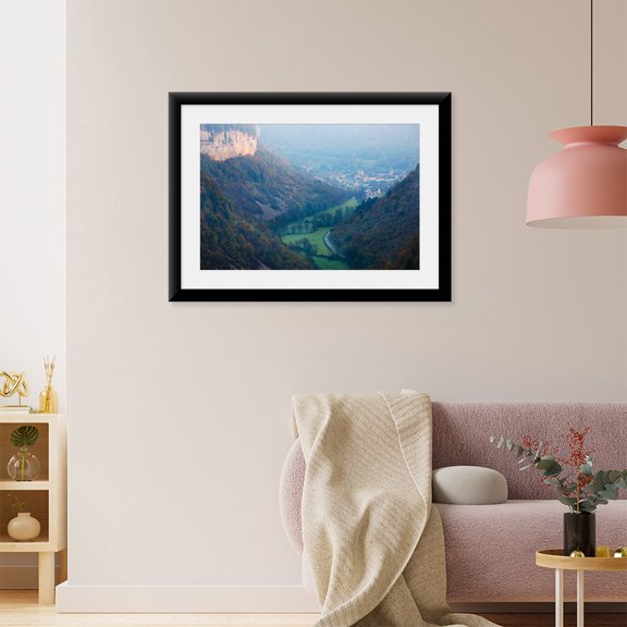 Art Print (Unframed), Elevated view of a village at morning by Panoramic Images, 16" x 20"