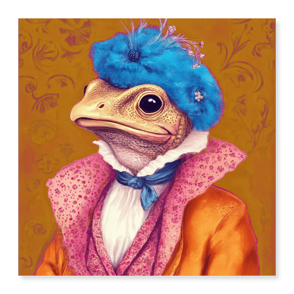 Art Print (Unframed), Fanciful Frog by Lazar Studio, 16" x 20"