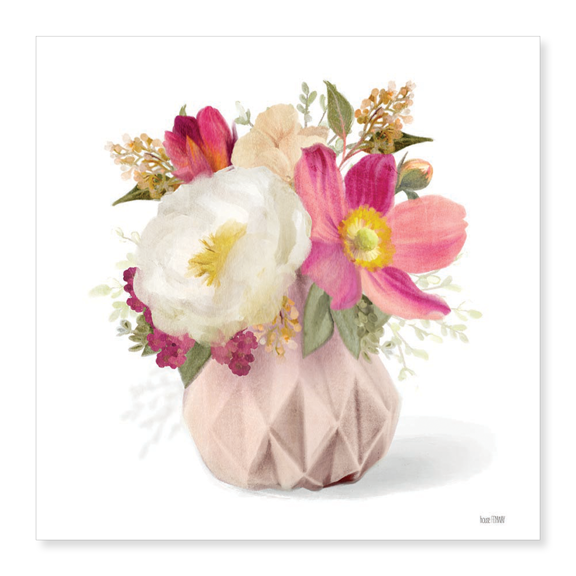 Art Print (Unframed), Fuchsia Floral II by House Fenway, 18" x 24"