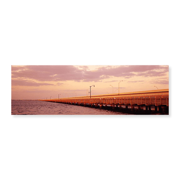 Art Print (Unframed), Gandy Bridge Tampa Bay Tampa FL by Panoramic Images, 24" x 8"
