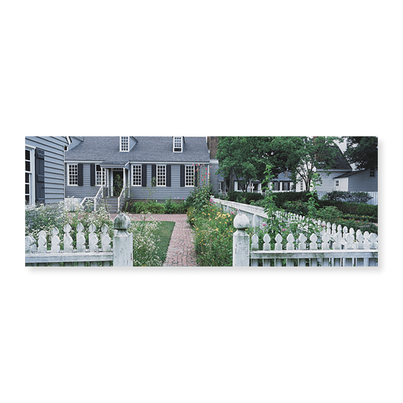Art Print (Unframed), Gardens Williamsburg VA by Panoramic Images, 24" x 8"