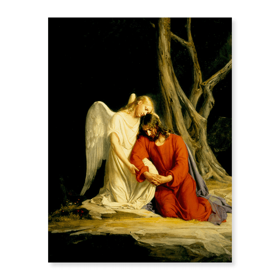 Art Print (Unframed), Gethsemane 1873 by Carl Bloch, 16" x 20"