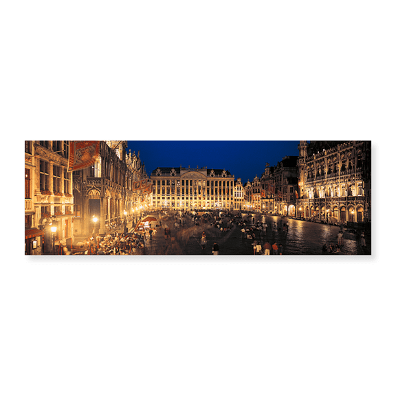 Art Print (Unframed), Grand Place Brussels Belgium by Panoramic Images, 24" x 8"