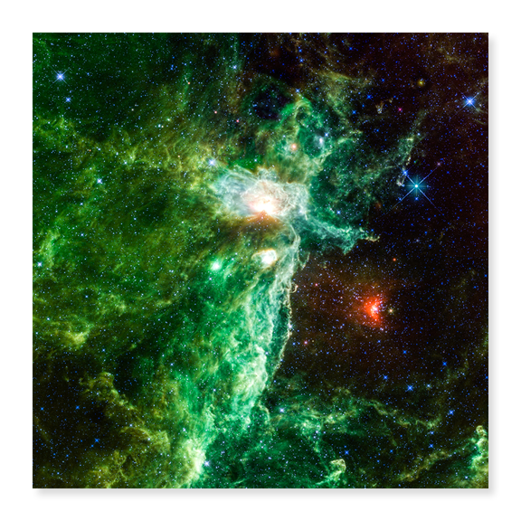 Art Print (Unframed), Green Nebula II by NASA, 18" x 24"