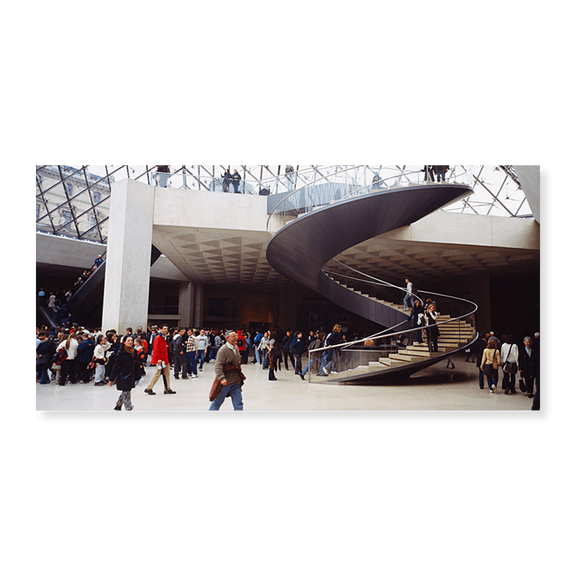 Art Print (Unframed), Group of people in a museum by Panoramic Images, 15" x 24"