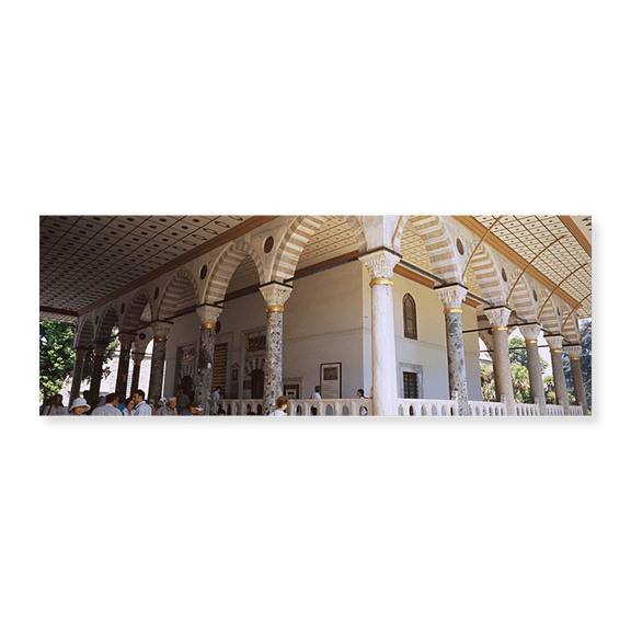 Art Print (Unframed), Group of people in front of a chamber by Panoramic Images, 24" x 8"