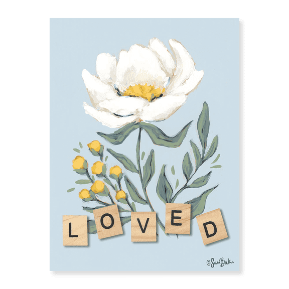Art Print (Unframed), Happy Flower Loved by Sara Baker, 16" x 20"