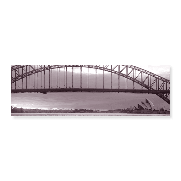 Art Print (Unframed), Harbor Bridge by Panoramic Images, 24" x 8"