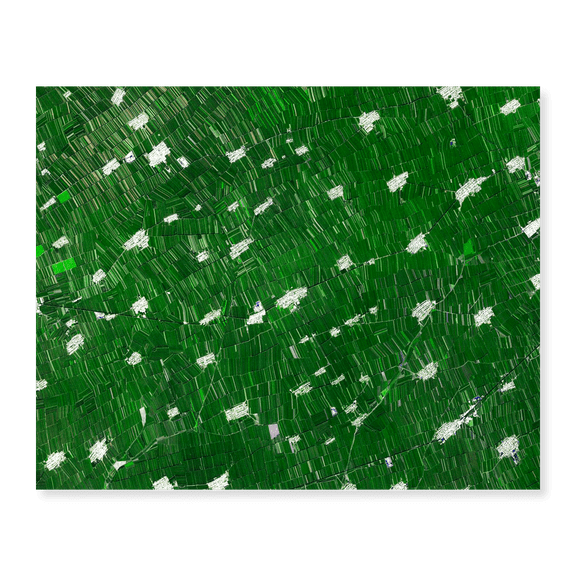 Art Print (Unframed), Heilongjiang, a province of China Viewed from Space by NASA, 16" x 20"