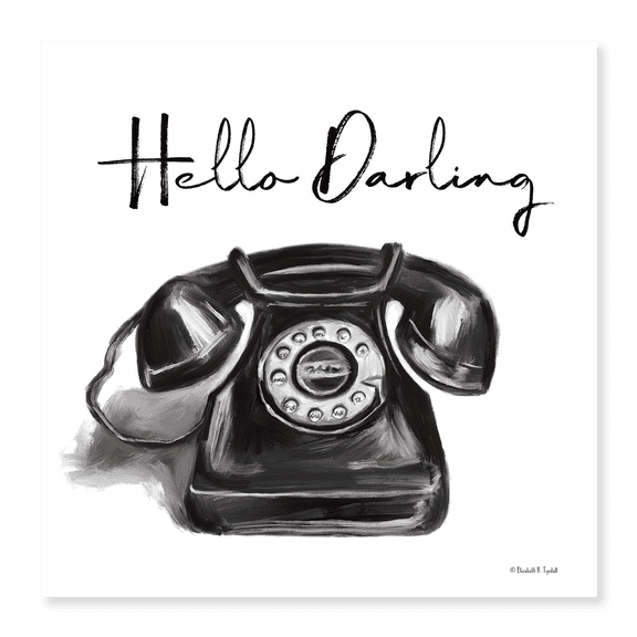 Art Print (Unframed), Hello Darling by Elizabeth Tyndall, 18" x 24"