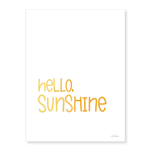 Art Print (Unframed), Hello Sunshine by Lisa Larson, 16" x 20"