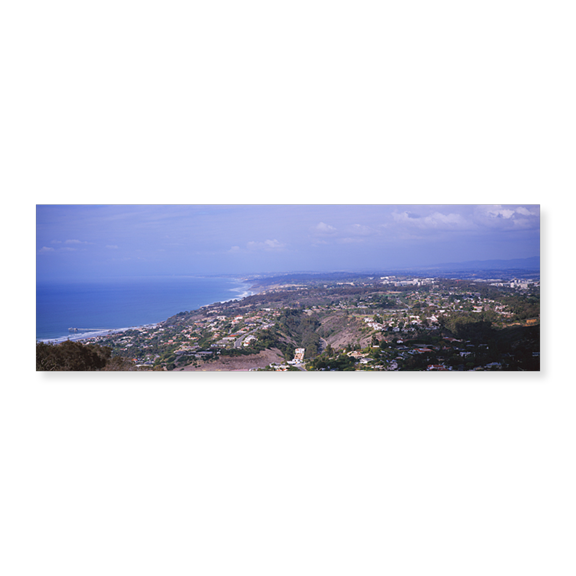Art Print (Unframed), High angle view of buildings on a hill by Panoramic Images, 36" x 12"